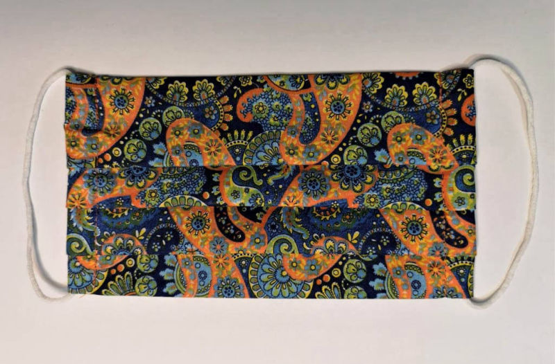 Mascherina Paisley 2